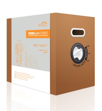 Ubiquiti Cable CAT.5E Bobina 305M S/FTP Double Apantallado Cu Solido Hilo Masa AWG-24 Anti-crosstalk Divider