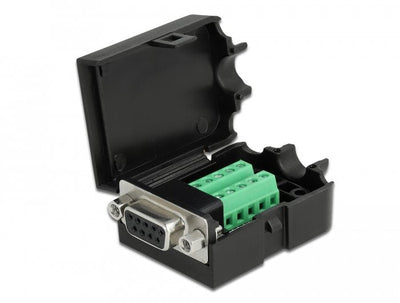Delock 66265 Adapter Sub-d 9 Pin Female a Terminalblock 10 Pin — image 1