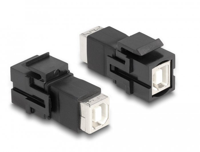Keystone Modul USB 2.0 Typ-b Buchse Zu USB 2.0 Typ-b Buchse Negro