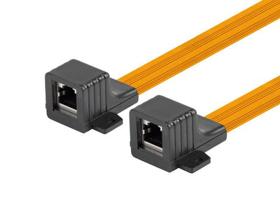 Lanberg Adapter RJ45 Cable Window Slim 17CM — image 1