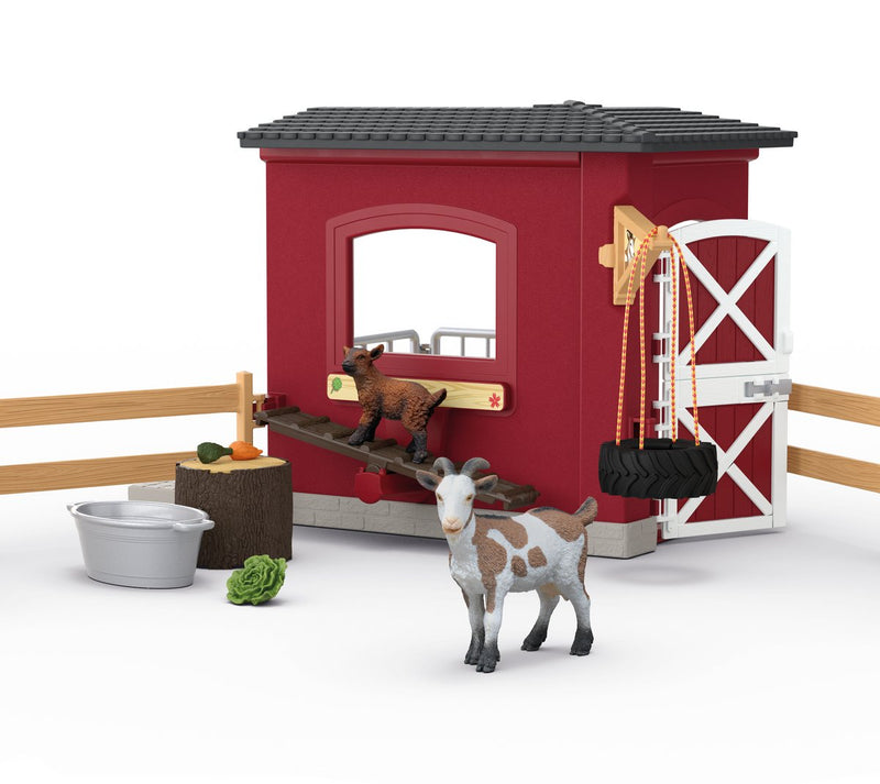 Schleich Farm World Establo Cabras, Edificio Juegos 42726