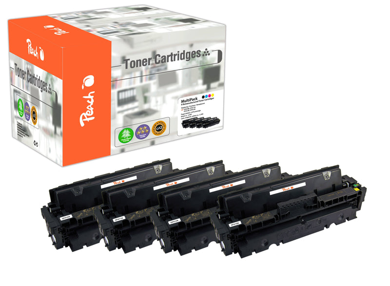 Peach Toner PT815 Compatible With HP 410A (CF410-3A) 4 Pieces