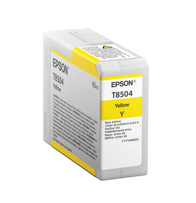 Epson Cartridge Genuine T8504 Yellow - C13T850400 ML-80 — image 1