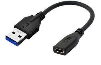 Microconnect USB3.0ACF02 USB Cable USB 3.2 Gen 1 (3.1 Gen 1) 0,2M USB a USB C Black