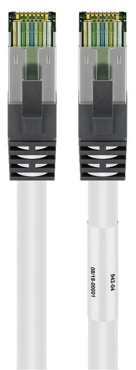 Goobay 55124 Network Cable 1M CAT.8.1 S/FTP (s-STP) White