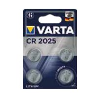 Varta Battery Button Lithium Coin CR2025, 3 Voltios, Battery 4 Pieces 6025101404