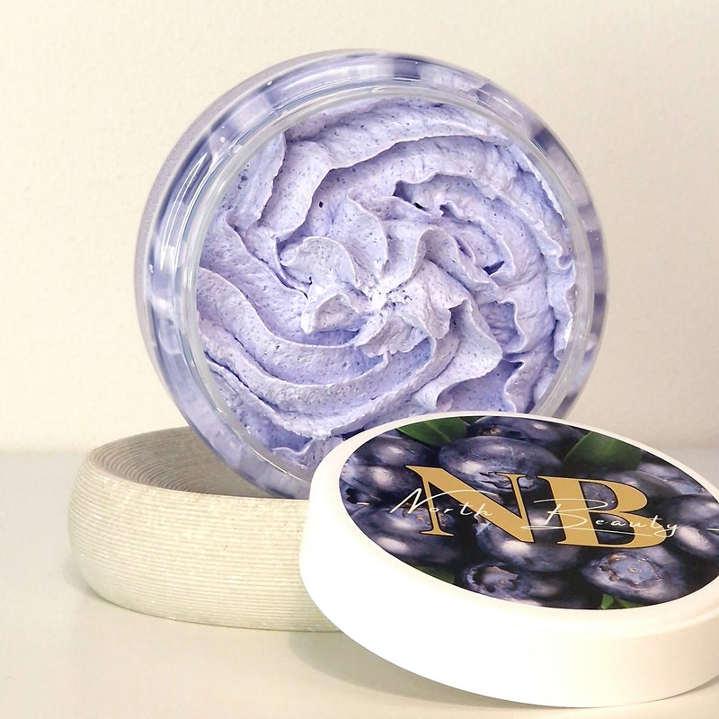 Whipped Sugar Body Scrub With Blueberry, 300 ml