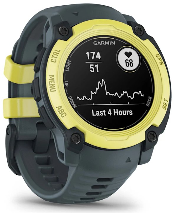 Garmin Smartwatch Instin And 40MM Yellow Silicone Blue