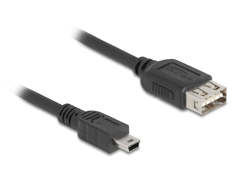 Delock 81527 USB Cable 2.0 USB Type Mini-b Male a Easy USB Tipo-a Female 5M