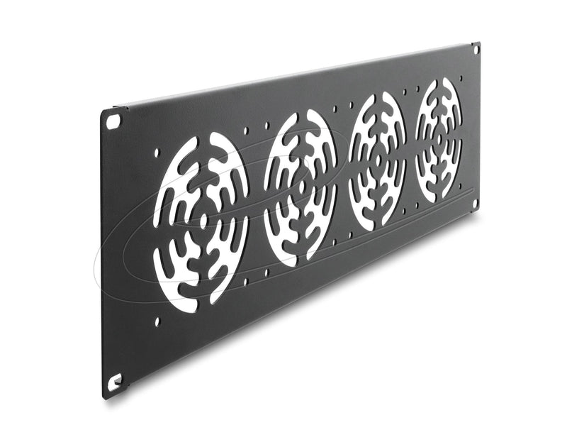19? 3 He Rackblende 4 Fan 92 X 92MM Grey Oscuro