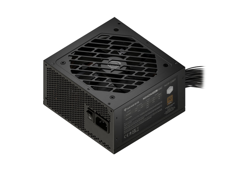 Genesis Power Supply Nihon 650NM 650W 20 + 4 Pin ATX Black