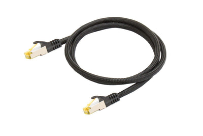 Python Network Cable M. CAT.7 Rohcable Nylongefl. Black 7,5M — image 1