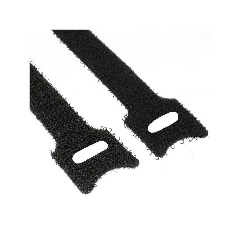Inline Straps Closure Velcro 12X125MM 10 Units Black
