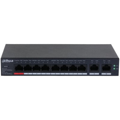 Switch Cloud Dahua DH-CS4010-8GT-110 Gigabit Switch With 8-PORT PoE — image 1