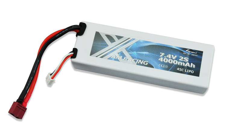 Amewi Rcz Battery Lipo 2S 7,4V 4000MAH 45C Hardcase Deans