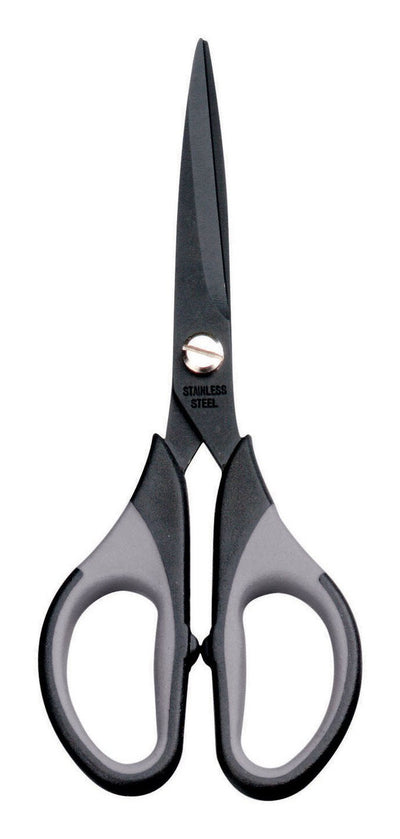 Maul 7690690 Tijera Desk And Manualidades Scissors Office Corte Recto Black Grey — image 1