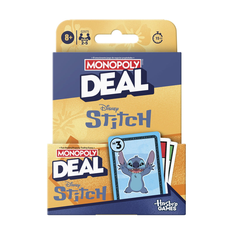 Set Deal Monopoly Stitch Disney Spanish