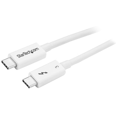 Cable 0.5M Thunderbolt 3 USB-C Cabl White Compatible DisplayPort — image 1