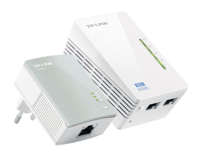 TP-Link TL-WPA4220 Kit - Adapter Powerline AV600, Kit Plc Wi-Fi 300Mbps — image 1