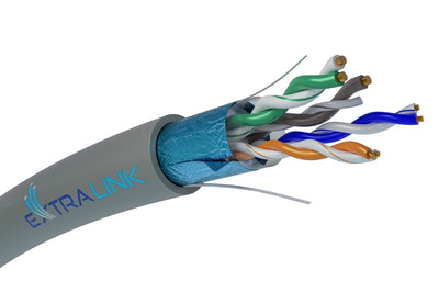 Extralink EX.18259 Network Cable Grey 305M CAT.5E F/UTP (FTP) — image 1