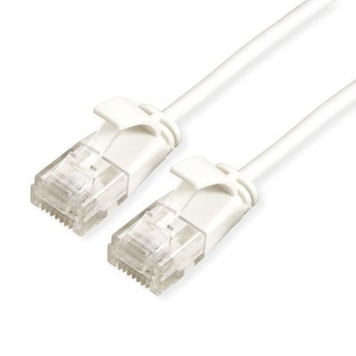 Roline Green UTP Network Cable CAT.6A (class Ea), Lsoh, Slim, White 1,5M — image 1