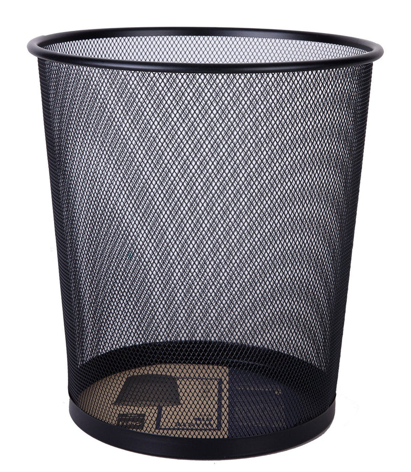 Deli Abfalleimer Mesh 12L Black