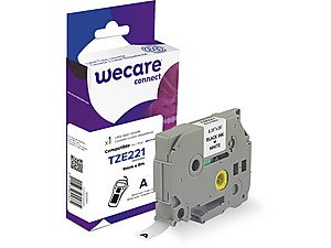 Armor K80009W4 Tape Printer Labels Black Sobre White Tze