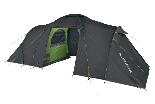 High Peak Como 6.0 Green Grey Tienda Type Túnel