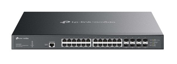 TP-Link Switch Gestionable L2 + SX3832MPP 24X10Gbps PoE + 8XSFP10GB 770W App Omada Metallic Enrackabl