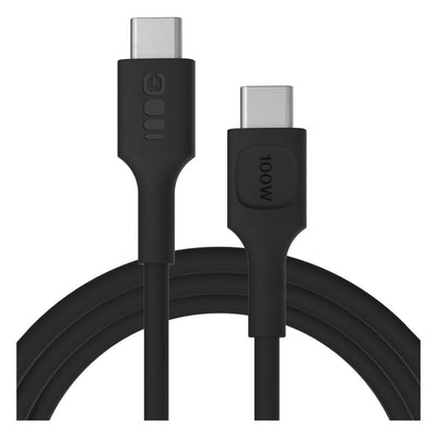 Green Cell USB-C To USB-C Cable Powerflex 100W 2M Black - Silicone — image 1