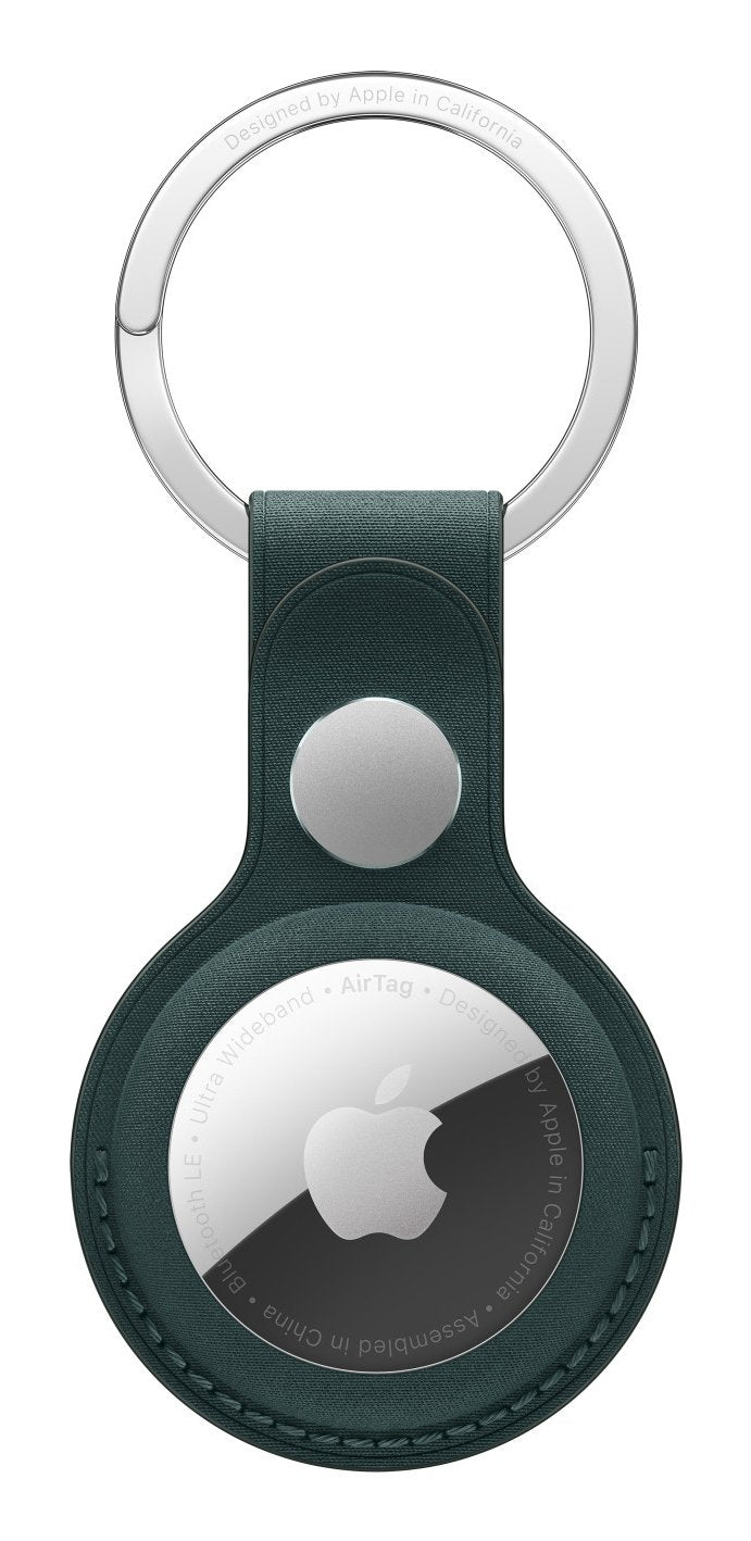 Apple Airtag Finewoven Key Ring - Dark Green - No Includes Airtag