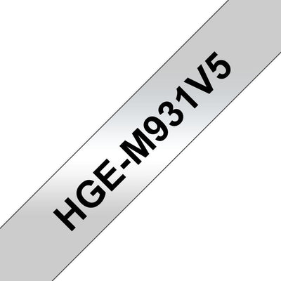 Brother Tape High Quality Black/Silver (5 Unid) — image 1