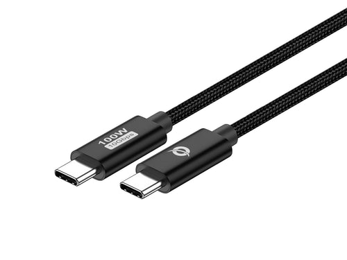 Conceptronic USB Cable -c Male a USB-C Male 2M USB 3.2 Gen 2 100W 20V 5A 10Gbps E-mark — image 1