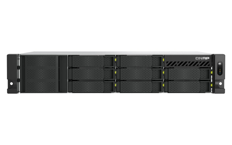 QNAP Server NAS TS-H1065EU-RP 10 Compartimentos Assembly Bastidor SATA-600 / NVMe RAM 8GB 2.5 Gigabit Ethernet