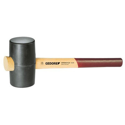 Gedore Hammer Rubber With Grip Wood 40MM Diámetro, Hammer With Handle Wood Fresno, With Dos Caras Plana — image 1