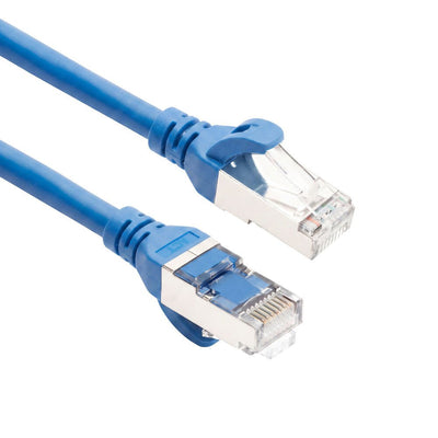 Blue 15 Meters Tpe S FTP CAT.6A Ultra-flex Patch Cable Snagless With RJ45 Connectors — image 1