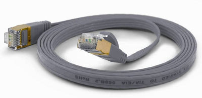 Wantecwire UTP, Cable Extra Thin CAT.6A, D 2,8MM, Grey Length 2,00M — image 1