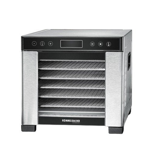 Rommelsbacher Deshidratador Automatic Da 650 Steel Inoxidable/Black 600 Watts Surface Secado 27,5CM X 25CM Lev