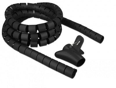 Delock Hose Espiral With Tool Extracción 2,50M X 30MM Black — image 1