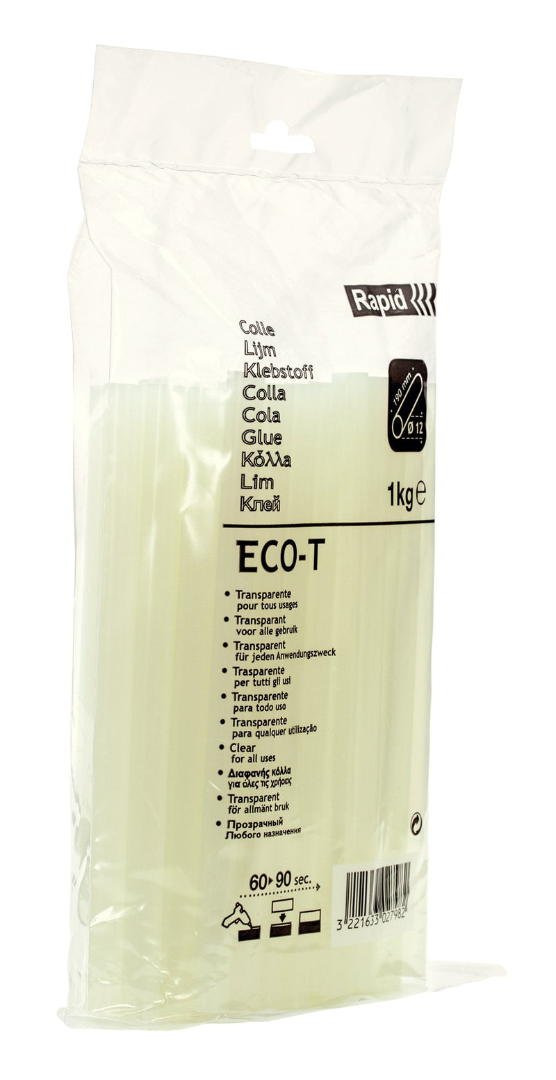Barra Cola Termofusible Eco T, Transparent Ø12 X 190MM, 1KG