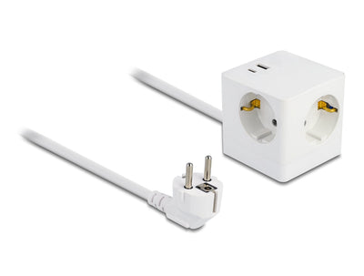 Delock Bucket Plug With Cable Extensión 3 Sockets With Bloqueo Kids — image 1