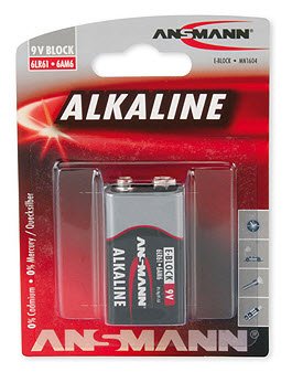 Ansmann Alkaline 9V Block Red-line 1515-0000