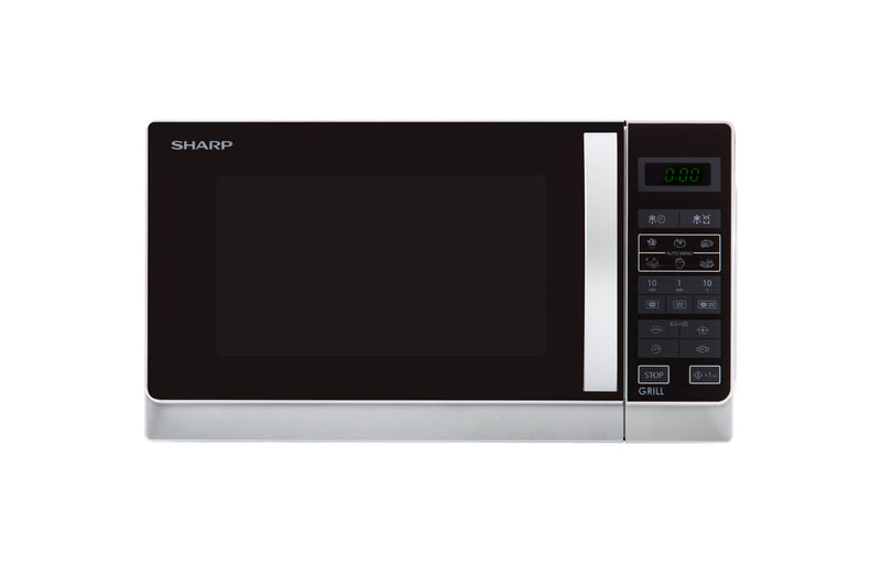 Sharp Microwave Con Grill R642INW 800W (1000W Grill) 20 Litros Control Touchscreen Pantalla LED 11 Niveles Powe