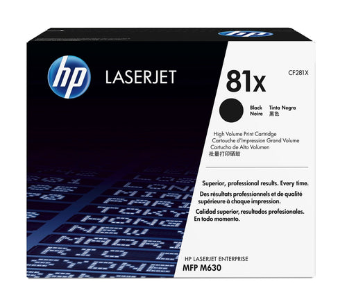 HP Laserjet M605 Toner Black High 81X 25.000 Páginas High Capacity — image 1