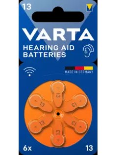 Battery Zinc-air, 13, 1,4V (blíster 6)