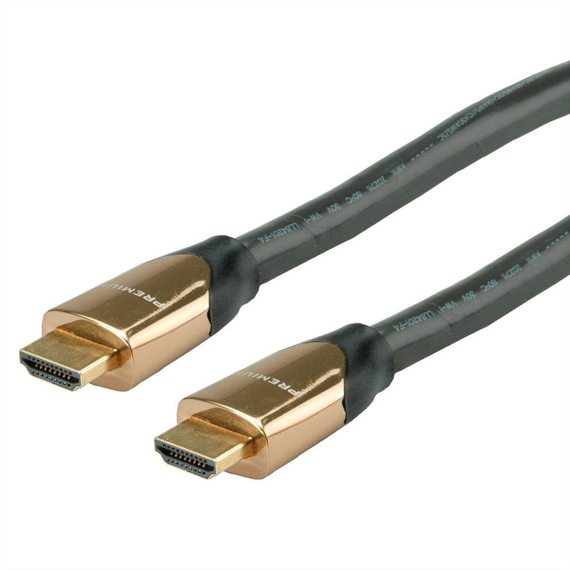Roline 4K Premium HDMI Ultra HD Cable With Ethernet, M M, Black 9M