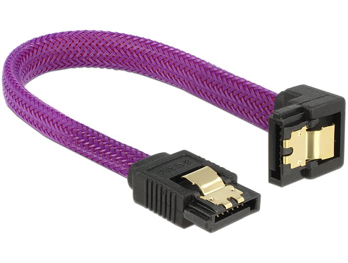 Delock Cable 83693 SATA 0,1M Púrpura