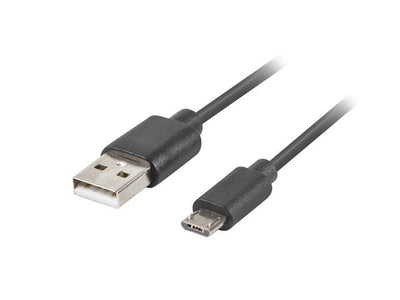 Lanberg Cable Quick Charge 3.0, USB Micro-b(m)-a(m) 3M Black — image 1