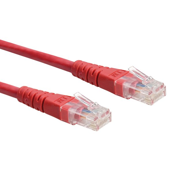 Roline Network Cable KAT.6 Class Y UTP Rojo 0,3M