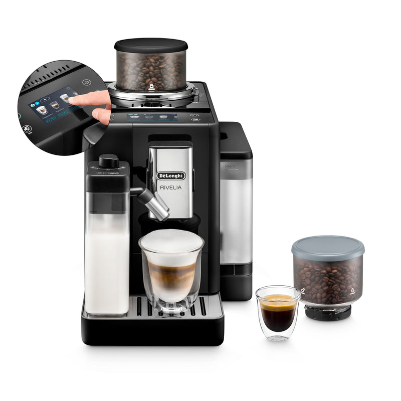 Delonghi Coffee Machine Superautomática EXAM440.55.B Black Carbón